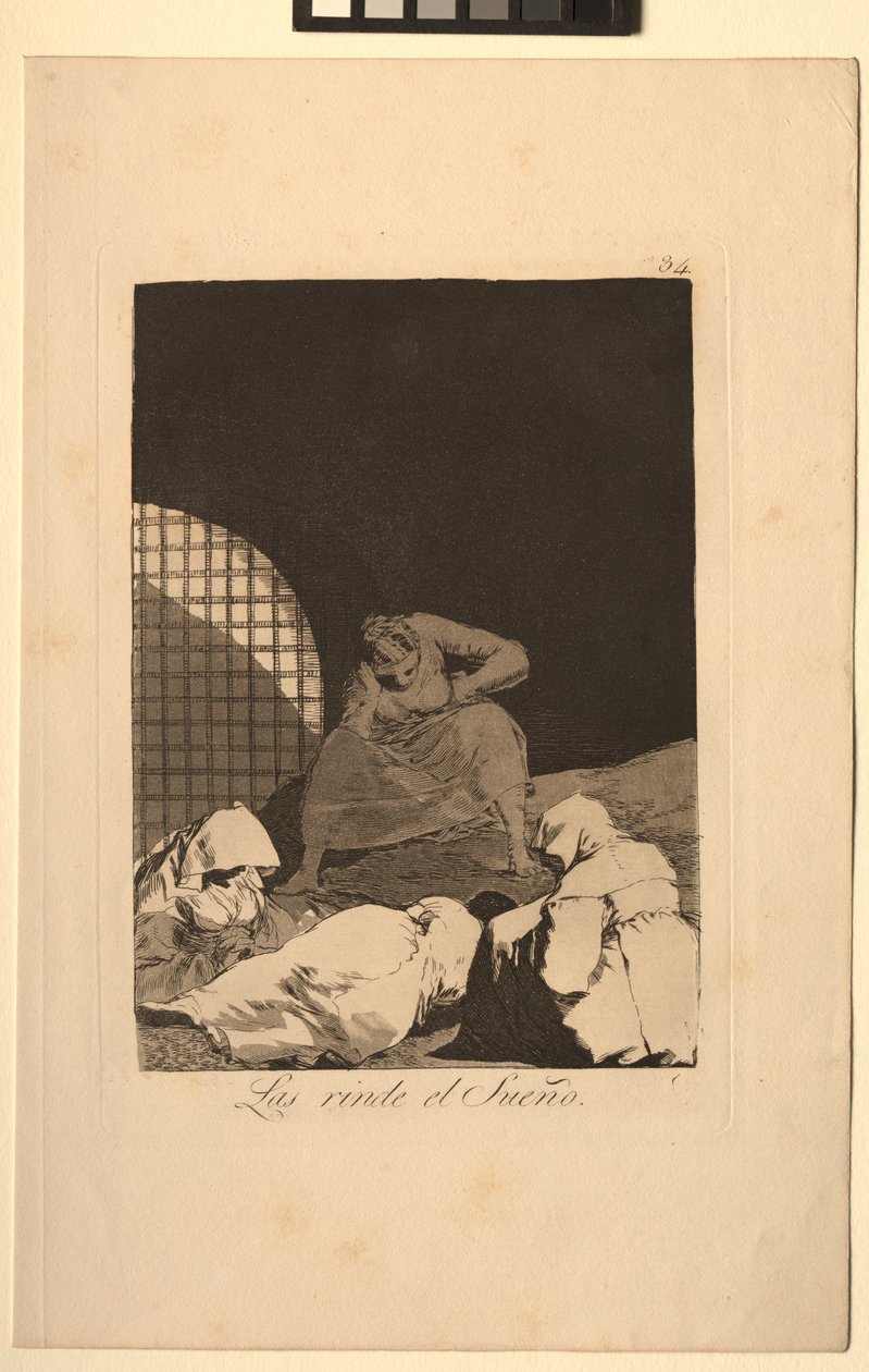 Caprichos: Uyku Onları Yeniyor. by Francisco de Goya