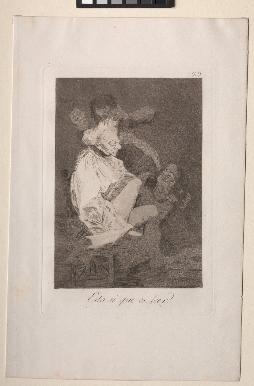 Caprichos: Bu Kesinlikle Okuyabilmektir by Francisco de Goya