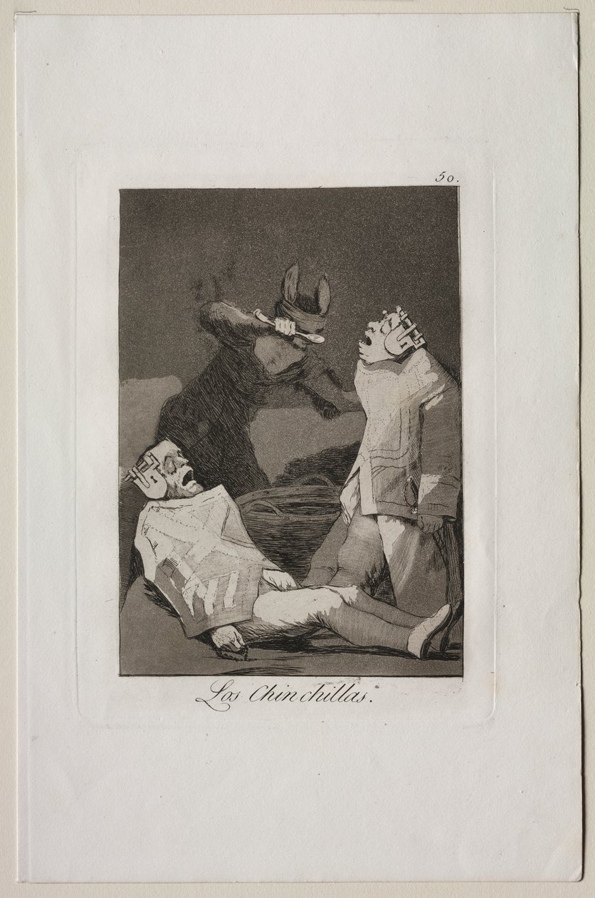 Caprichos: Şinşillalar by Francisco de Goya