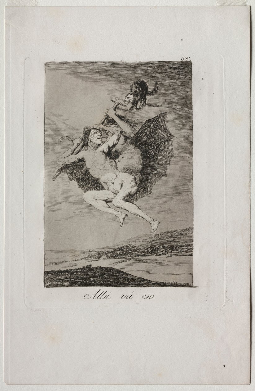 Caprichos: İşte Oluyor.. by Francisco de Goya