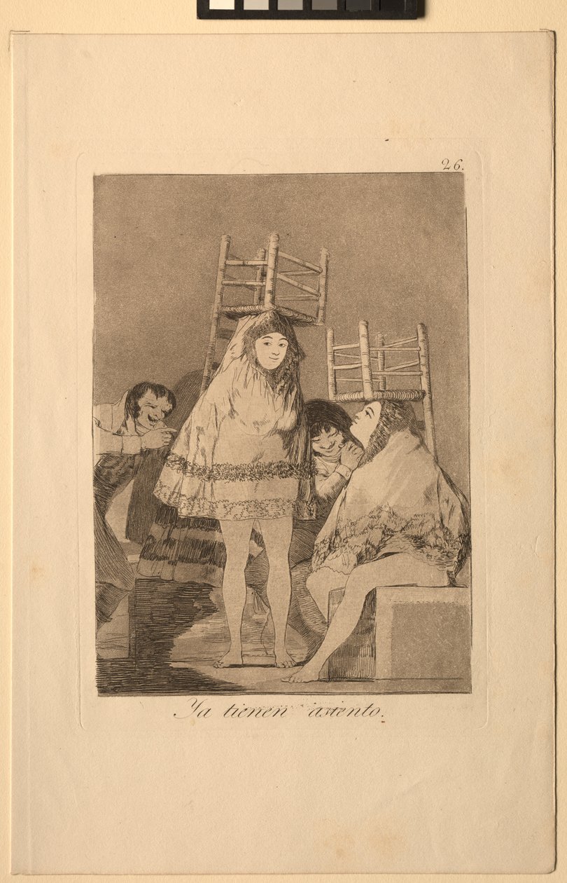 Caprichos: Onlar Zaten O.n. alt. by Francisco de Goya