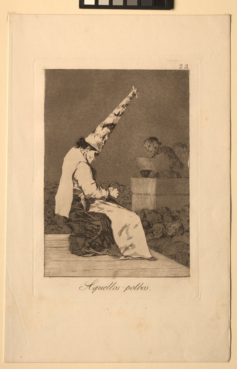 Caprichos: O Toz Lekeleri. by Francisco de Goya