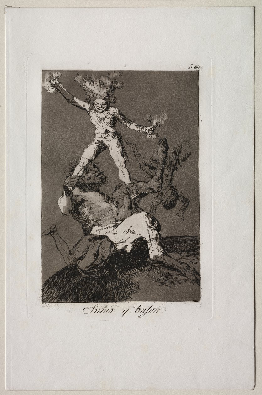Caprichos: Yükselmek ve Düşmek by Francisco de Goya