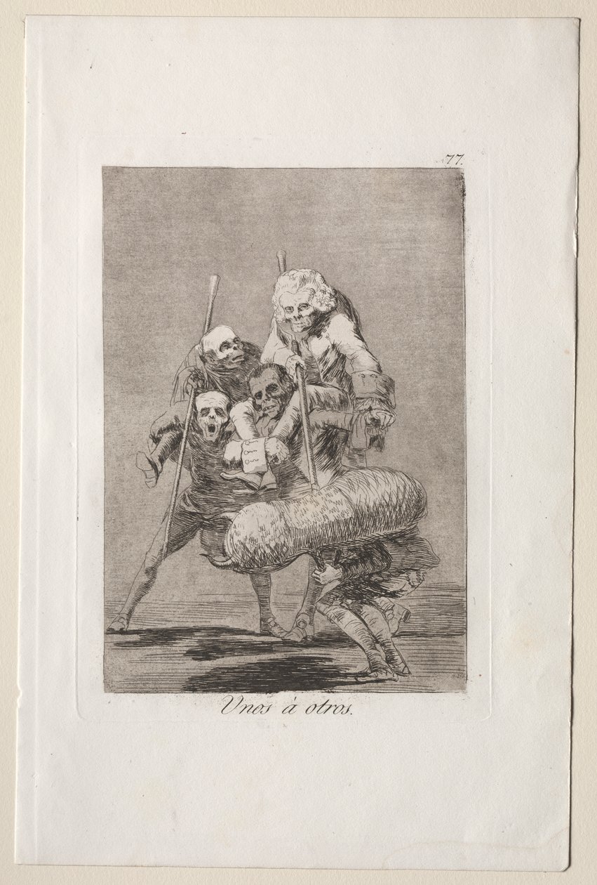 Caprichos: Birinin Bir Başkasına Ne Yaptığı by Francisco de Goya