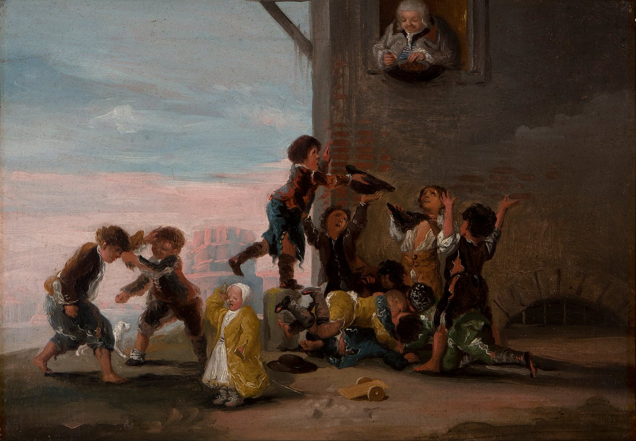 Kestane için savaşan çocuklar Kestane için savaşan çocuklar, 1786. by Francisco de Goya
