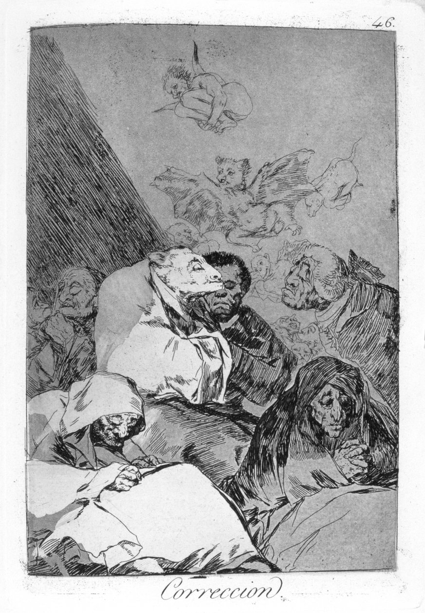 Düzeltme, 1799 by Francisco de Goya