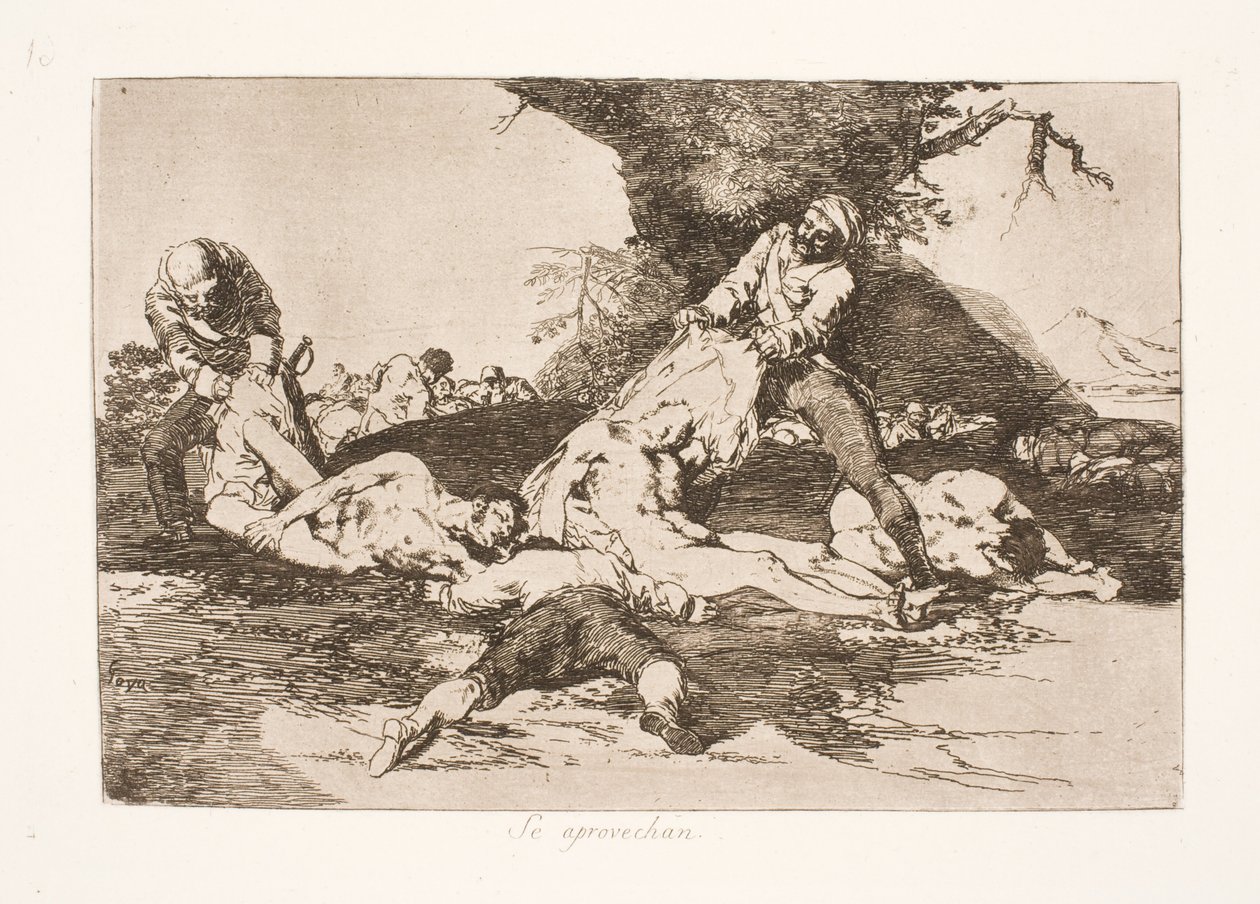 Kendilerini donatıyorlar (16) by Francisco de Goya