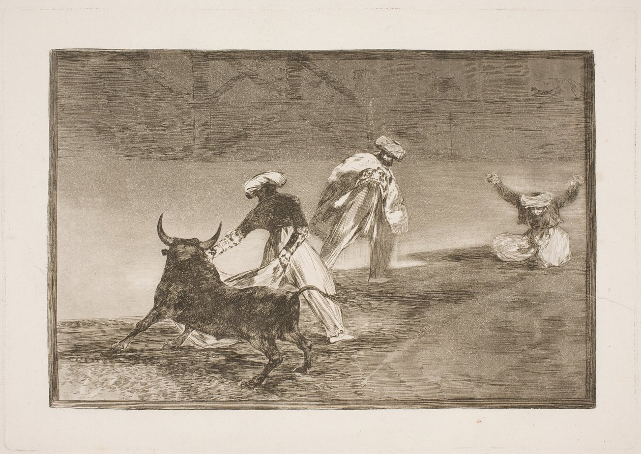 Kafeste başka biriyle dalga geçiyorlar by Francisco de Goya