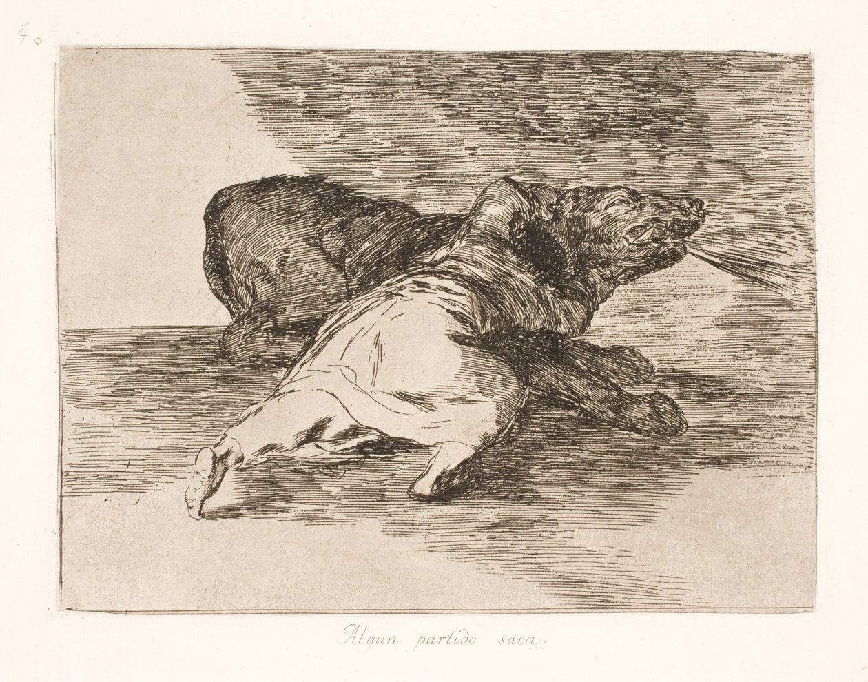 İçinden bir şey çıkar! (40) by Francisco de Goya