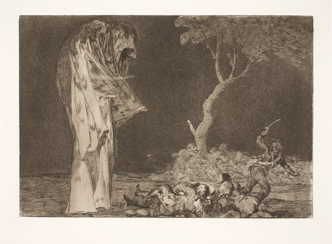 Aptalca korku (Korkudan prestijinizi kaybetmeyin) by Francisco de Goya