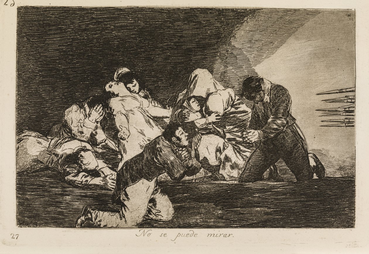Bakılacak şey değil (26) by Francisco de Goya