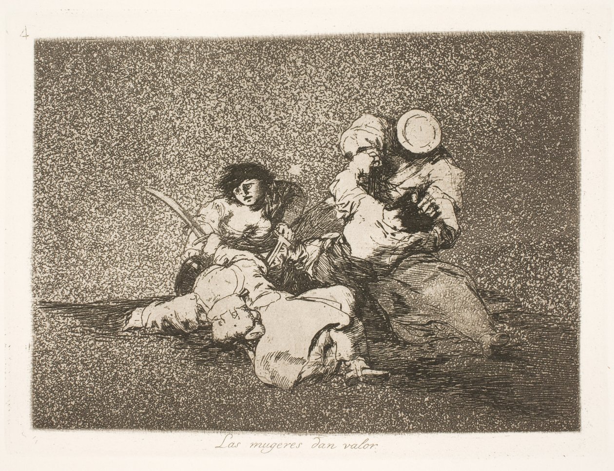 Cesaret veren kadınlardır (4) by Francisco de Goya