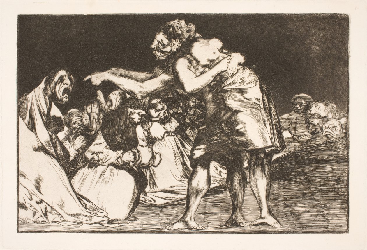 Aptal evlilik (Evlenmek isteyen bunu anlatma fırsatını asla kaçırmaz) by Francisco de Goya