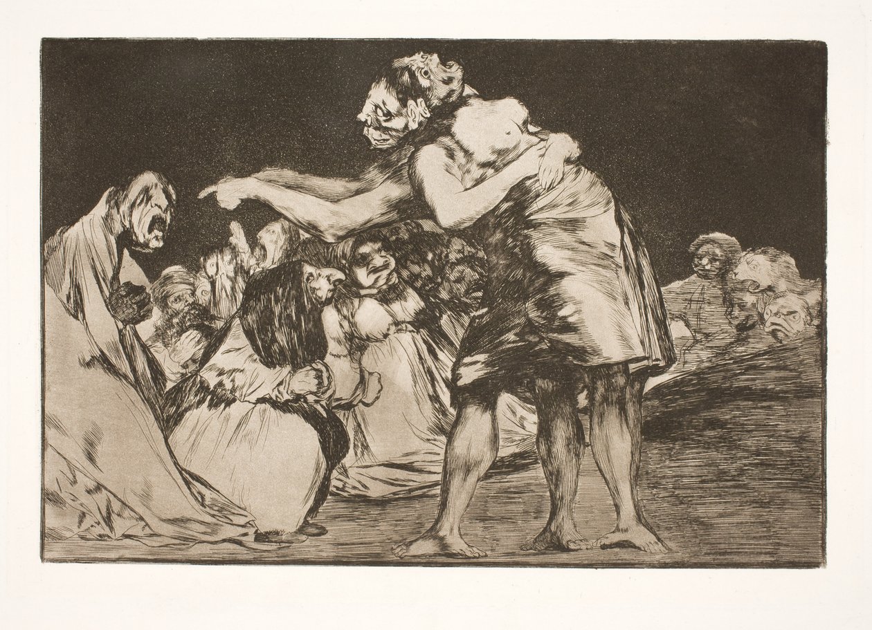 Aptal evlilik (Evlenmek isteyen bunu anlatma fırsatını asla kaçırmaz) by Francisco de Goya