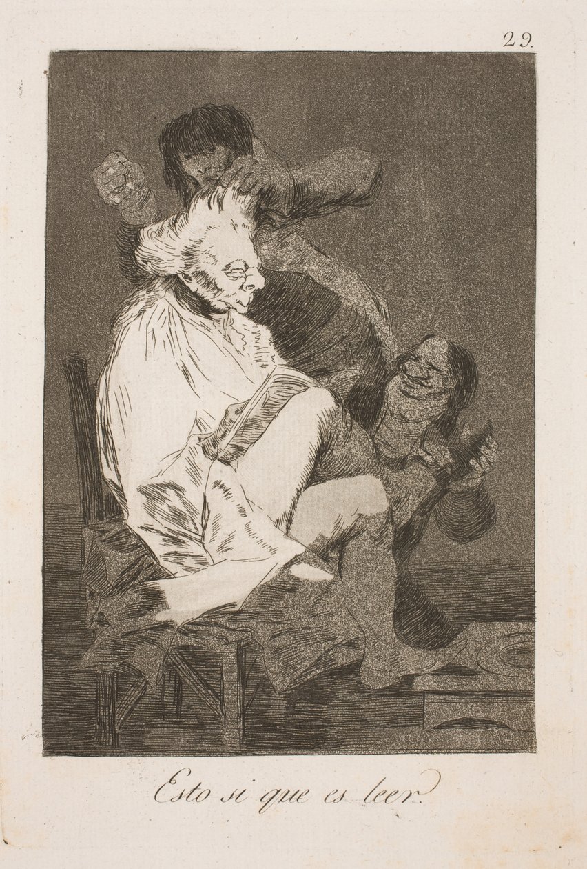 buna okuma denir by Francisco de Goya