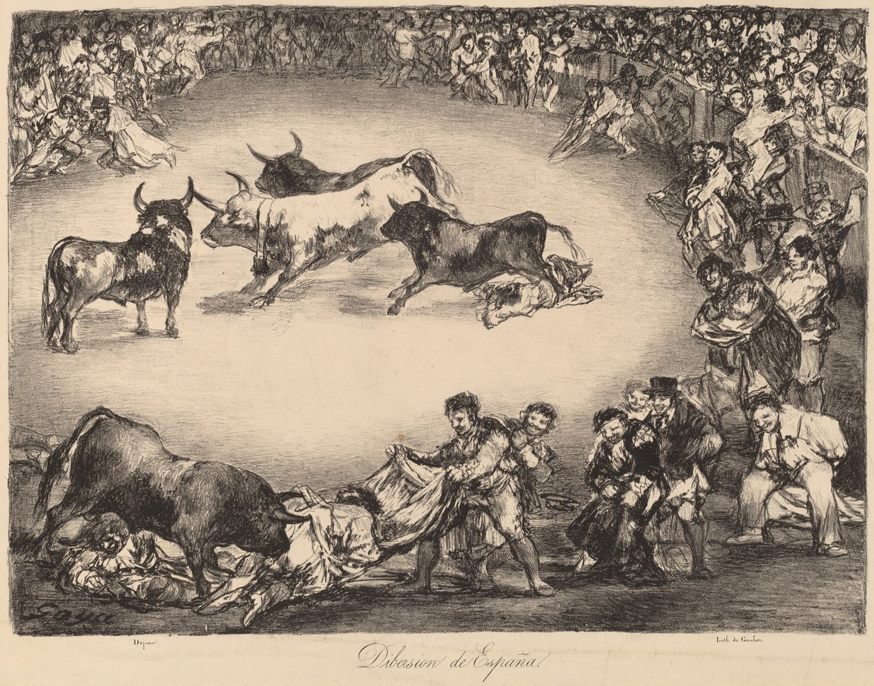 Dibersion de España (İspanyol Eğlence) by Francisco de Goya