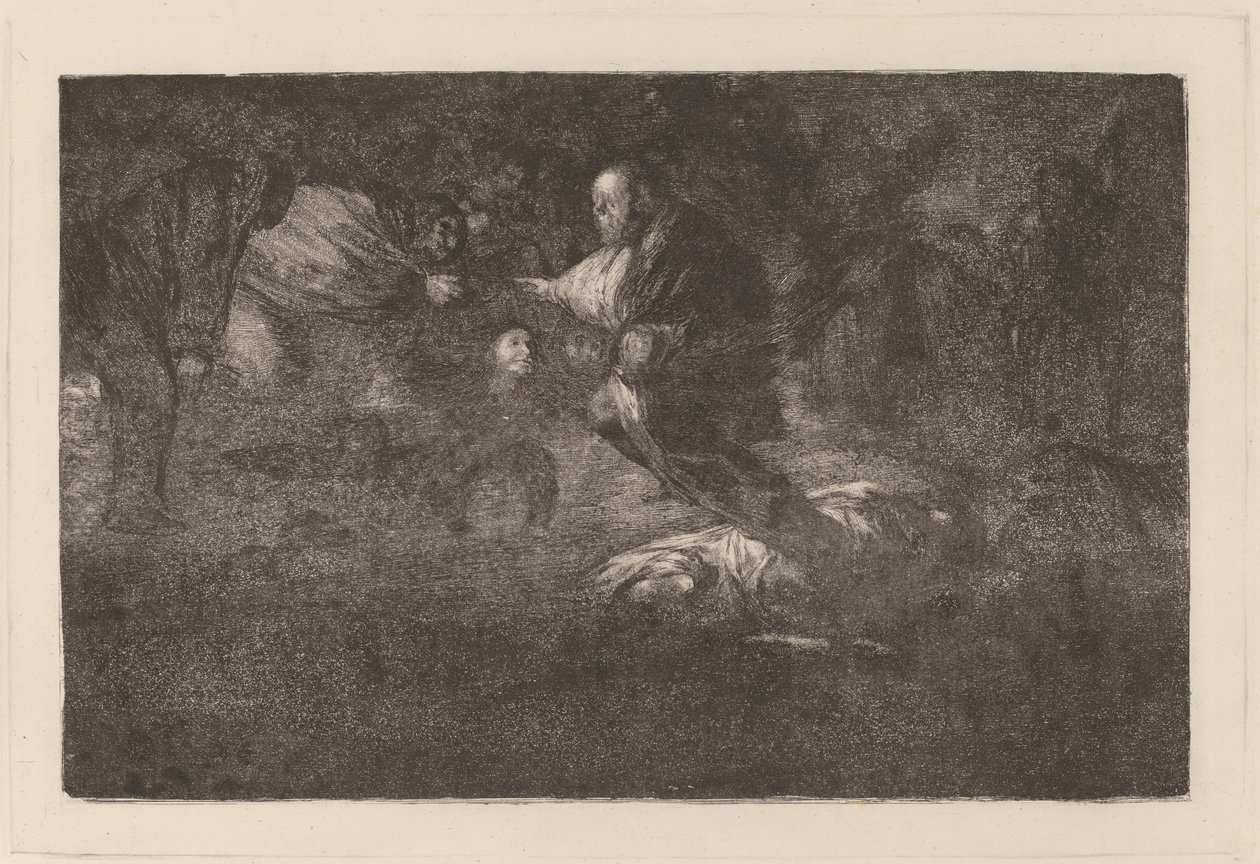 Onları Tanrı yaratır ve birleşirler (Tanrı Onları Yaratır ve Birlikte Birleşirler) by Francisco de Goya
