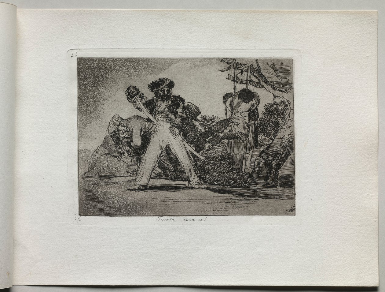 Savaşın Felaketleri: Bu Zor, 1810-1820. by Francisco de Goya