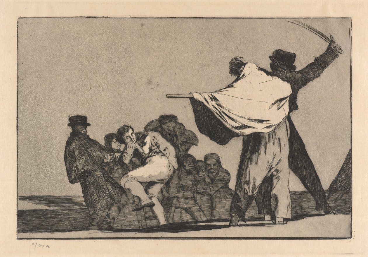 Farklı conocido (İyi Bilinen Delilik) by Francisco de Goya