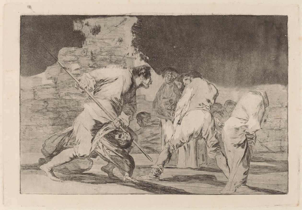 Farklı furioso (Öfkeli Budalalık) by Francisco de Goya