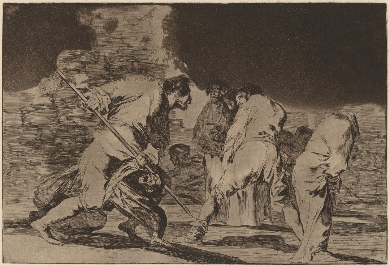 Farklı furioso (Öfkeli Budalalık) by Francisco de Goya