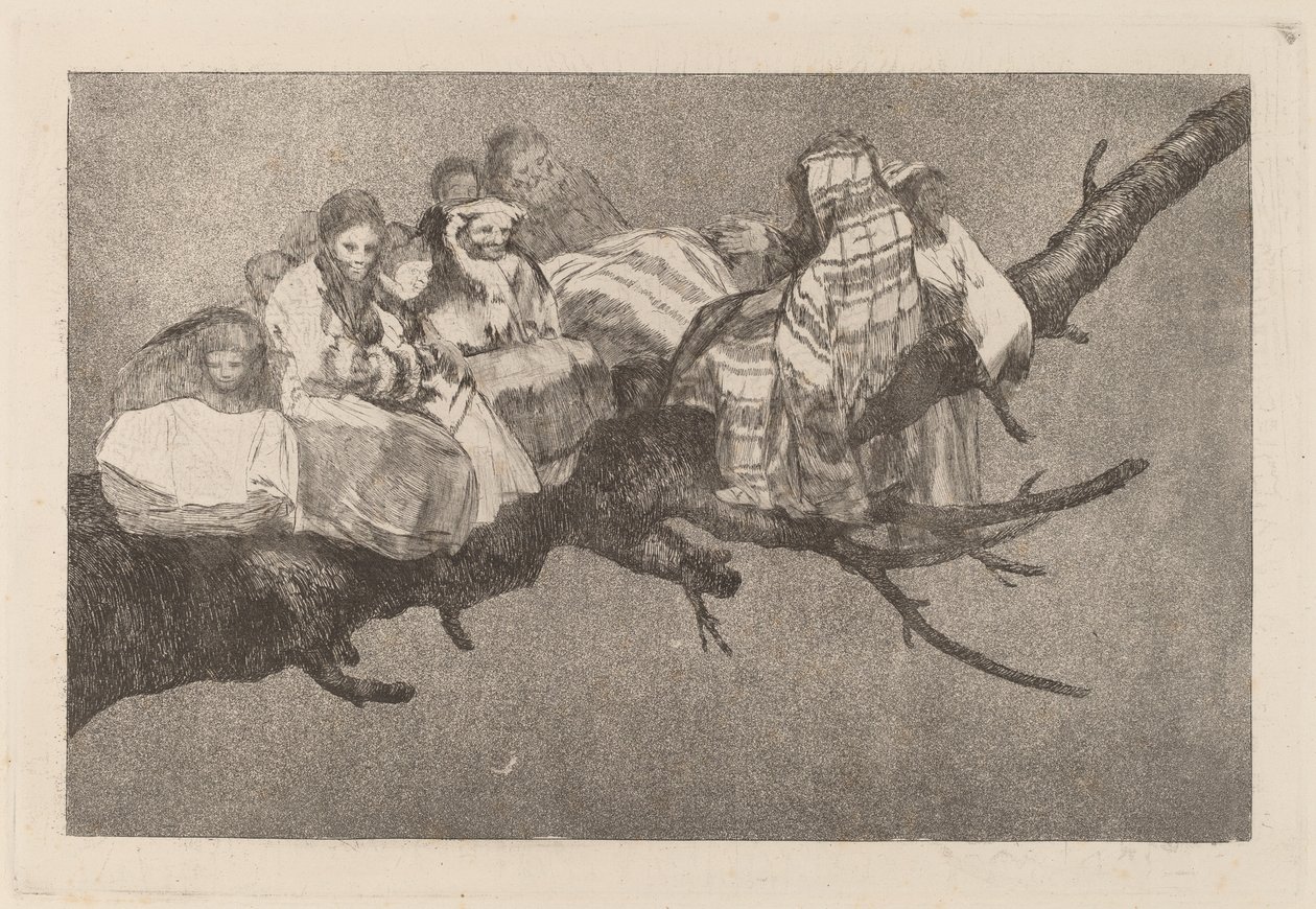 Farklı alay konusu (Gülünç Budalalık) by Francisco de Goya