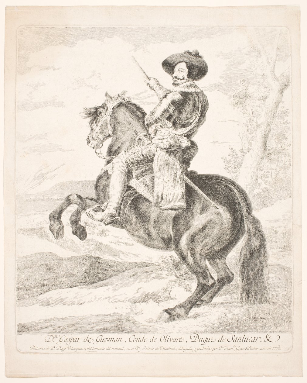 Don Gaspar de Guzman, Olivares Kontu by Francisco de Goya