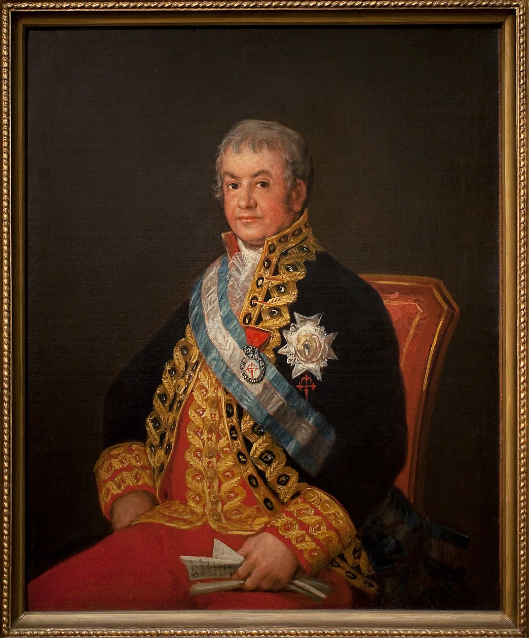 Don Jose Antonio, Marquis de Caballero, 1807 by Francisco de Goya