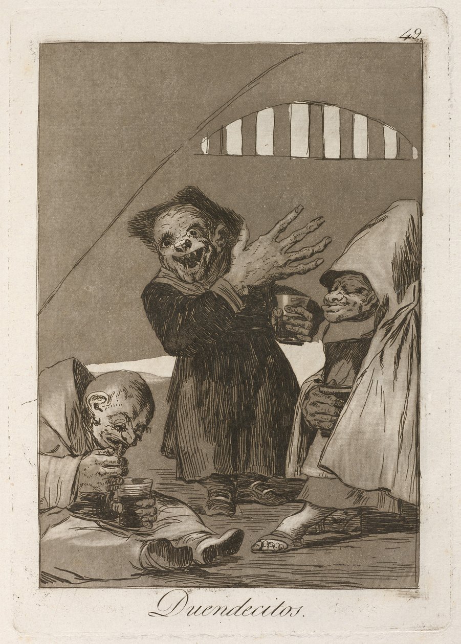 küçük elfler Hobgoblinler. Los Caprichos