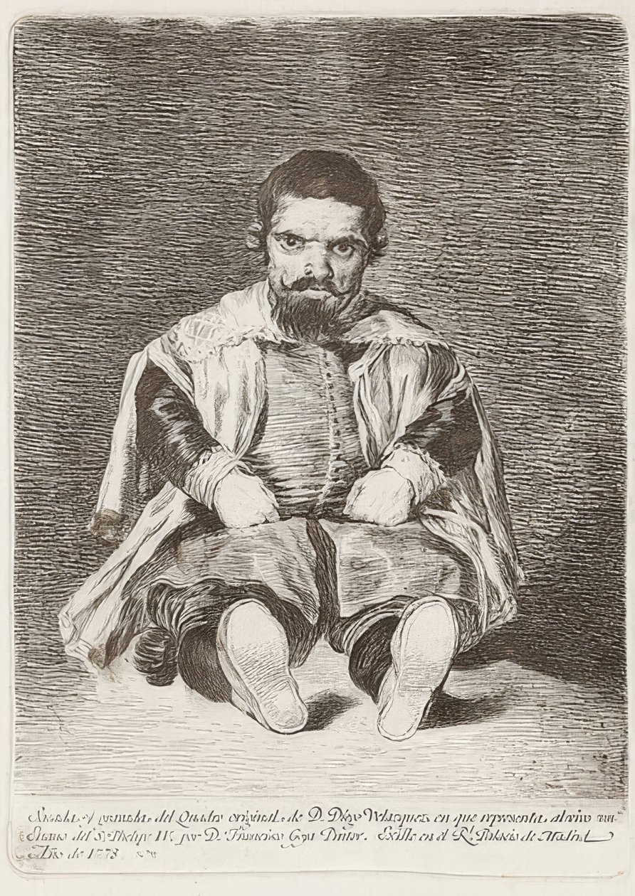 Bir cüce (Un Enano). 1778 by Francisco de Goya