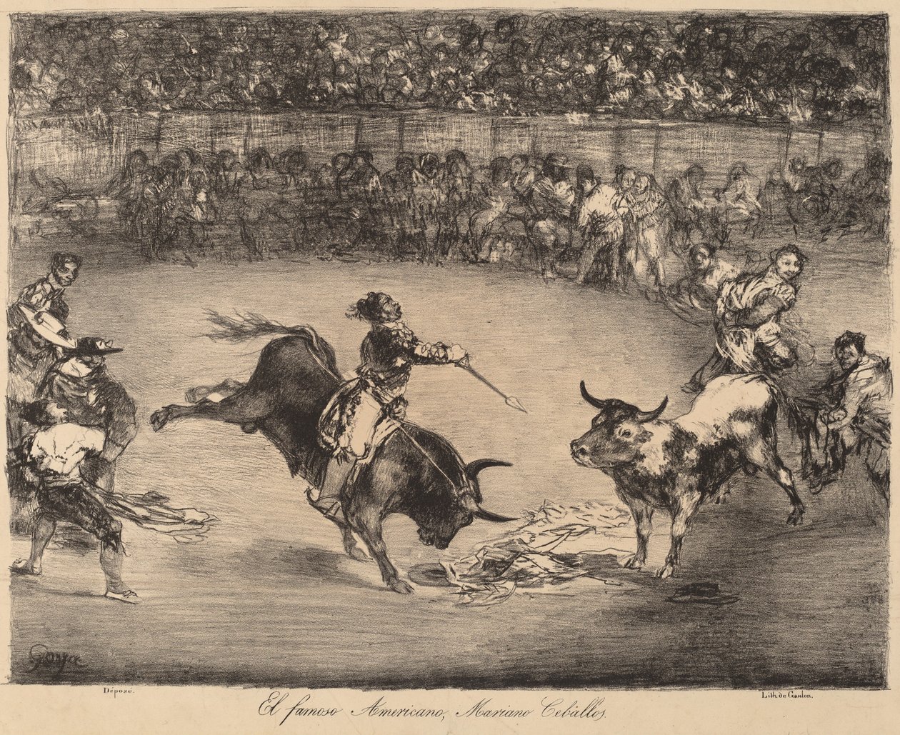 Ünlü Amerikalı Mariano Ceballos (Ünlü Amerikalı, Mariano Ceballos) by Francisco de Goya