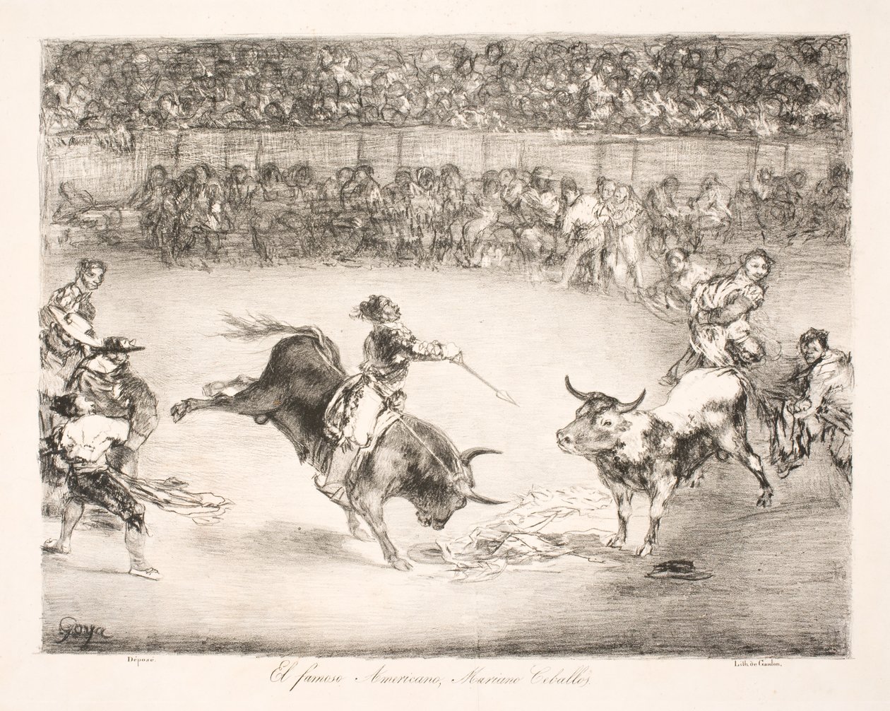 "Ünlü Amerikalı Mariano Ceballos" by Francisco de Goya