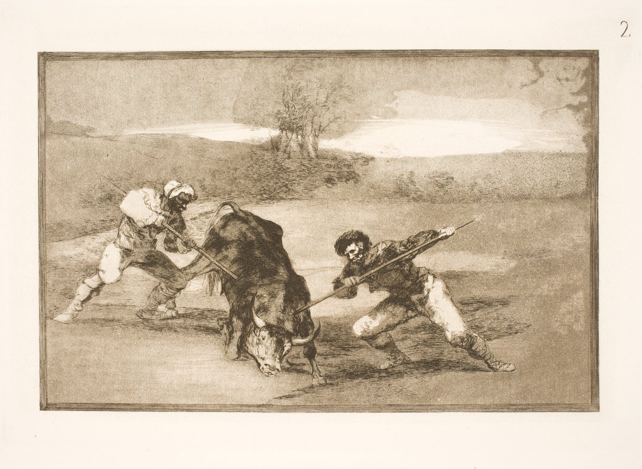 Yürüyerek avlanmanın başka bir yolu by Francisco de Goya
