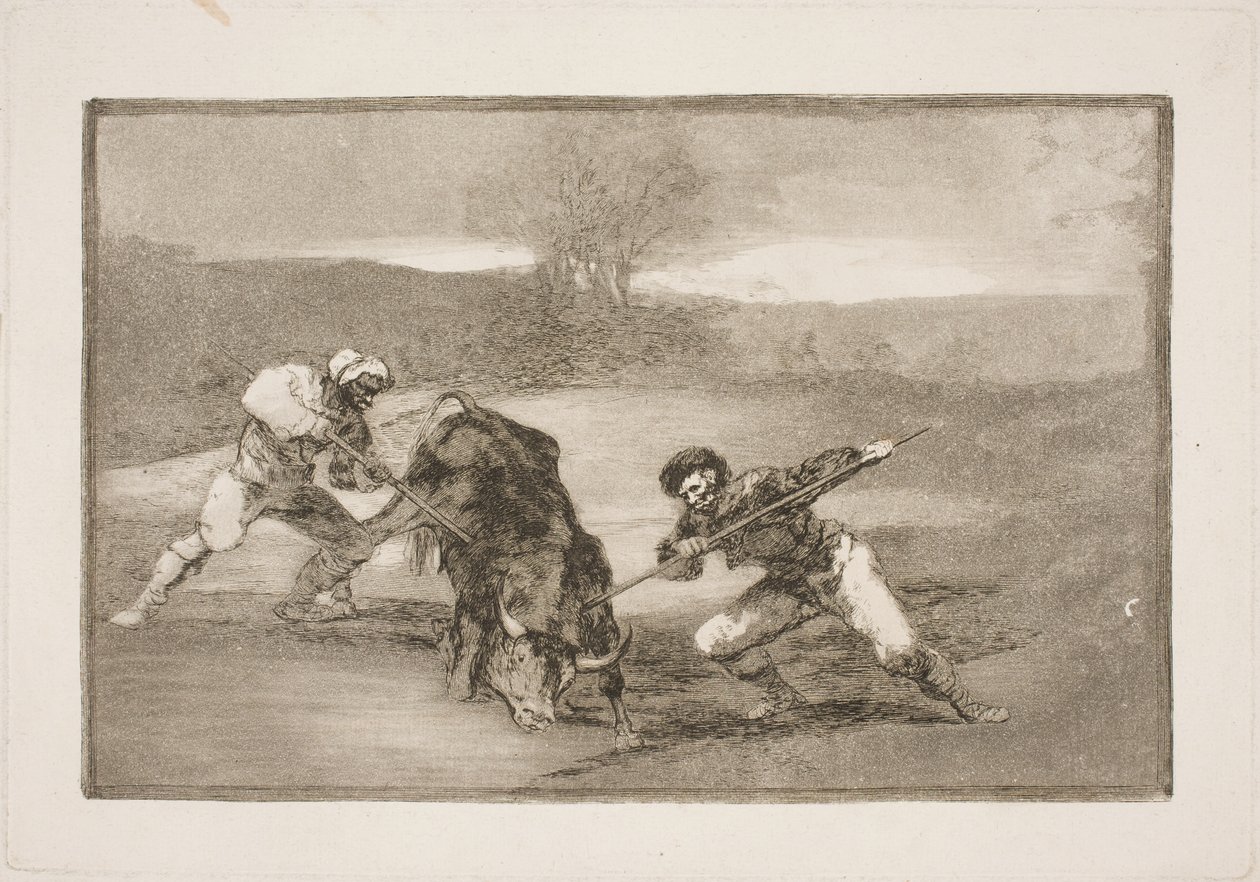 Yürüyerek avlanmanın başka bir yolu by Francisco de Goya