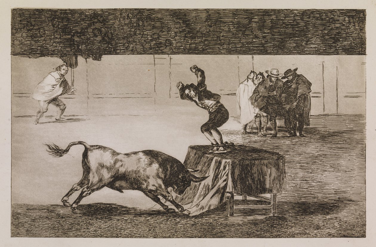 Aynı arenada bir çılgın eylem daha by Francisco de Goya