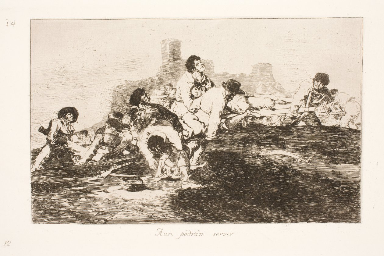Hala iyi şeyler yapabilirler (24) by Francisco de Goya