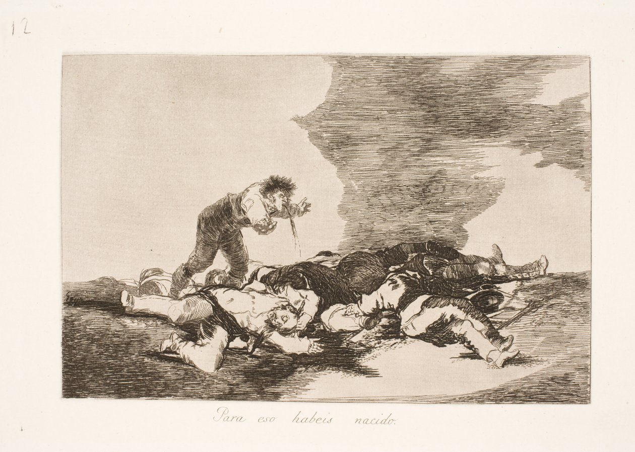 Bunun için mi doğduk (12) by Francisco de Goya