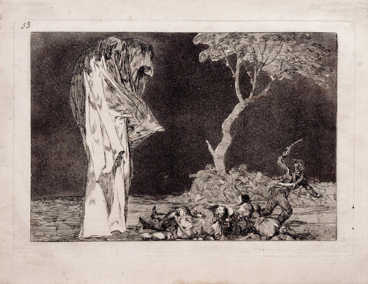 Los Disparates Follies dizisinden Korkunç Delilik, 1815-1819 by Francisco de Goya