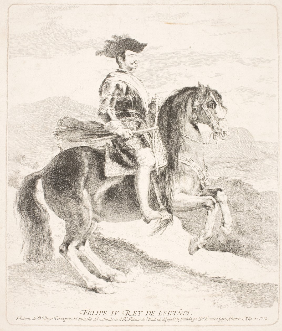 İspanya Kralı IV. Philip at sırtında by Francisco de Goya