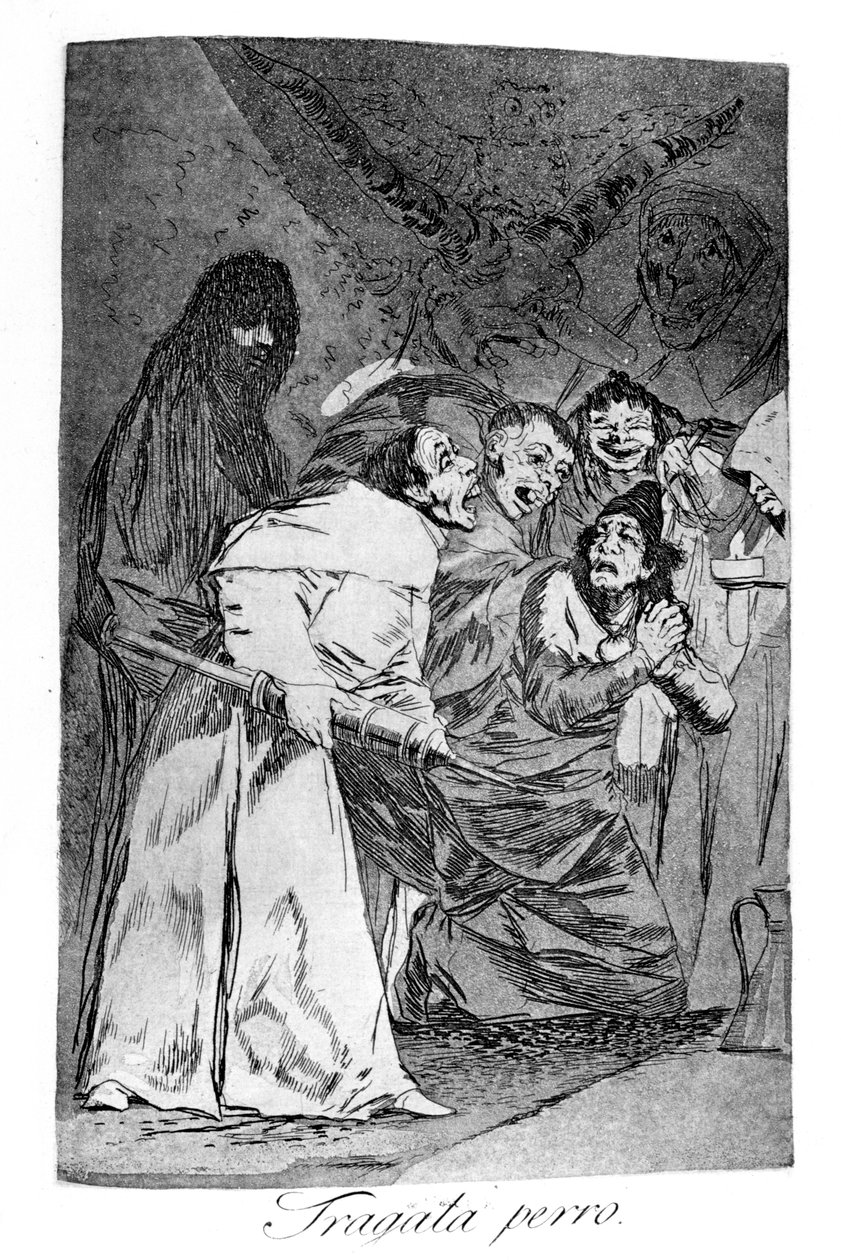 Fırkateyn Köpeği, 1799 by Francisco de Goya