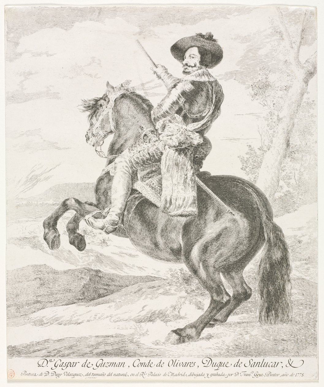 Gaspar de Guzman, 1778. by Francisco de Goya