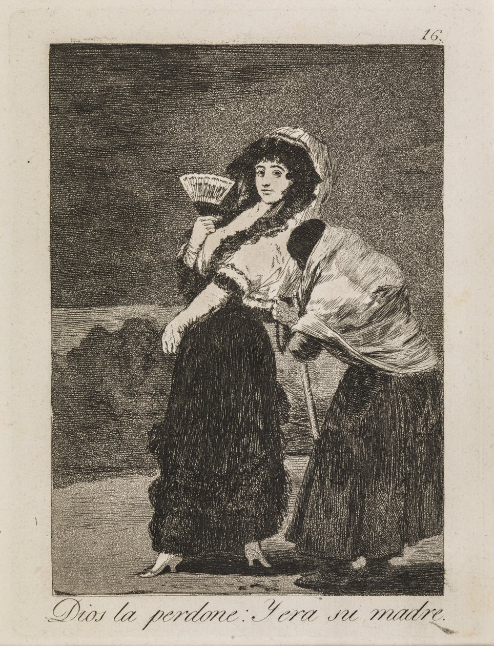 Tanrı onu affetsin: Dilenci annesiydi by Francisco de Goya