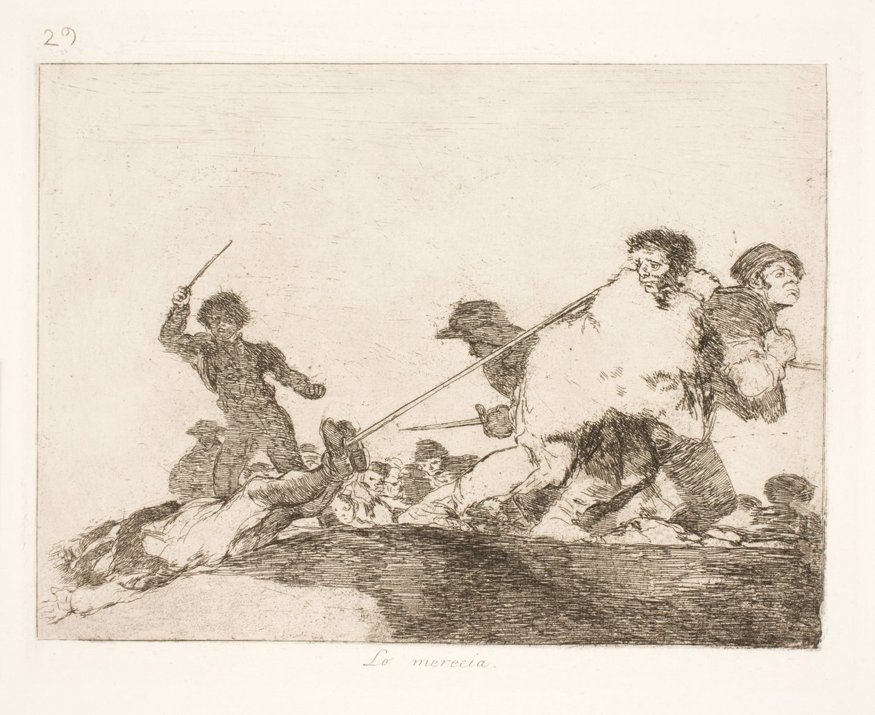 Bunu hak etti (29) by Francisco de Goya