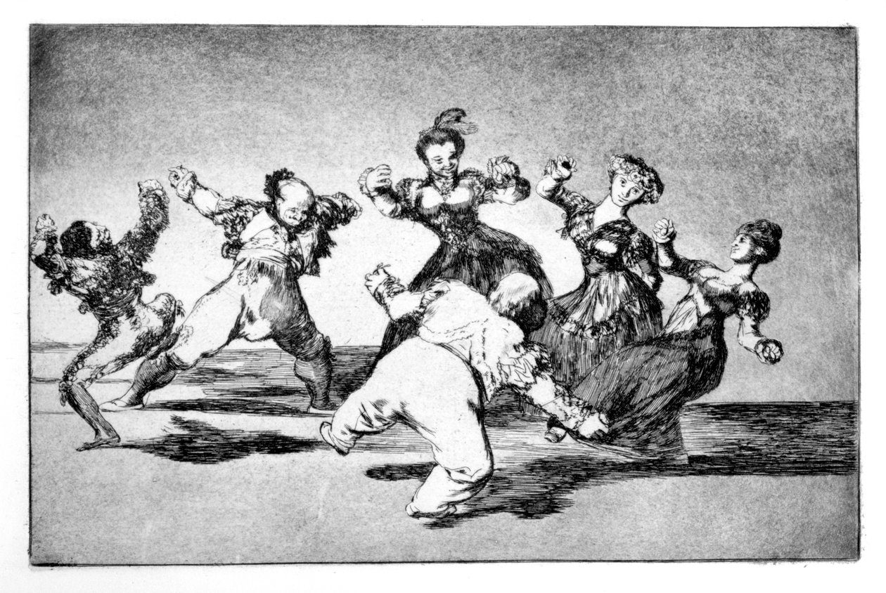 Mutlu fantezi, 1819-1823 by Francisco de Goya