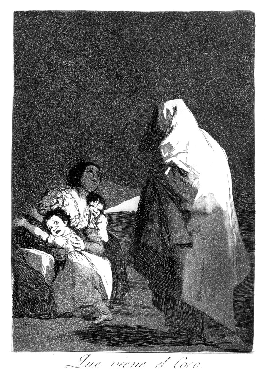 İşte öcü geliyor, 1799 by Francisco de Goya