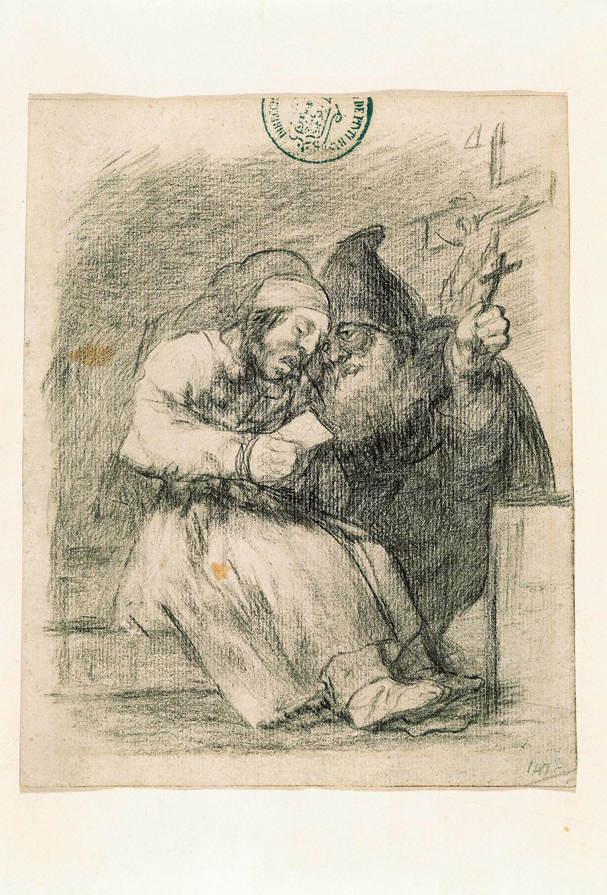 İyi Ölmesine Yardımcı Oluyor by Francisco de Goya