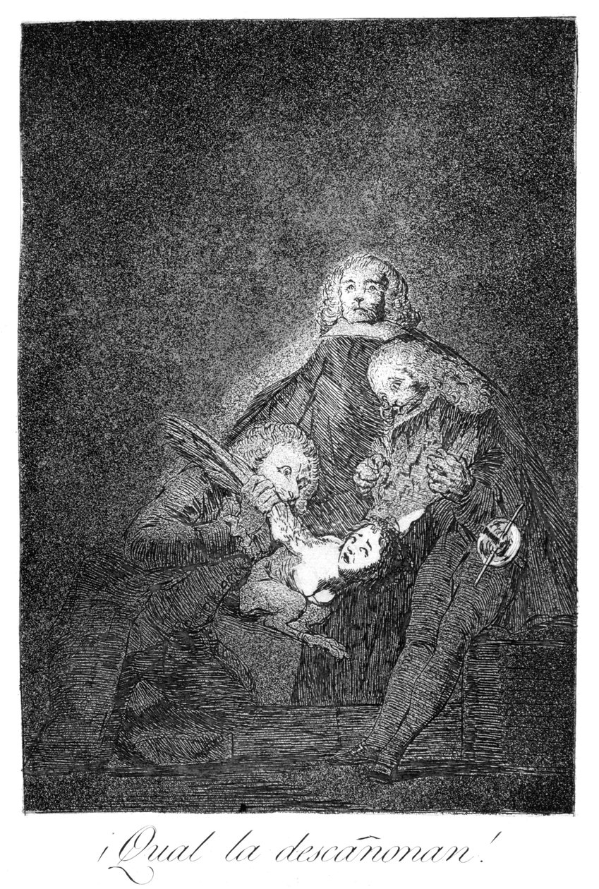 Onu nasıl kopardılar!, 1799 by Francisco de Goya