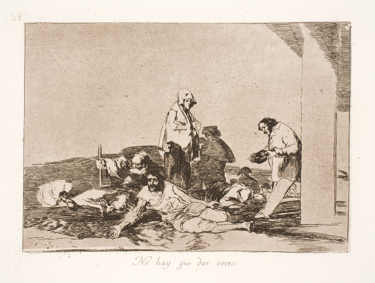 Şikayet etmenin ne faydası var (58) by Francisco de Goya
