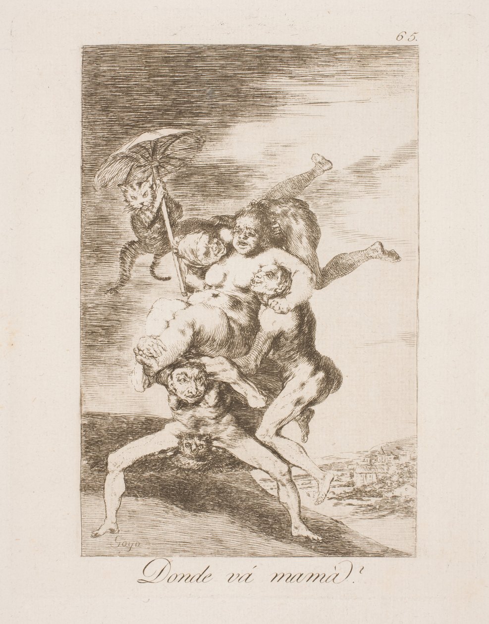 Annem nereye gidiyor? by Francisco de Goya