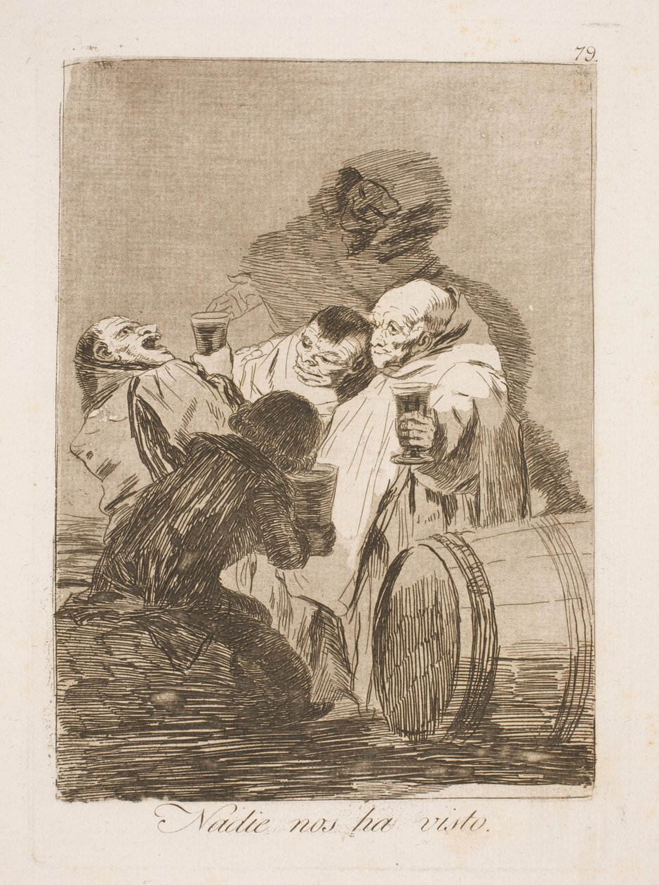 bizi kimse görmedi by Francisco de Goya